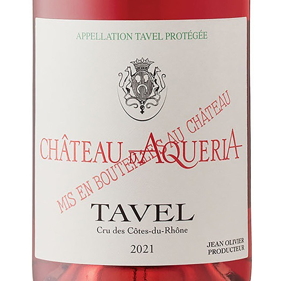 Chateau d'Aqueria Tavel Rose, Rhone, France 2024
