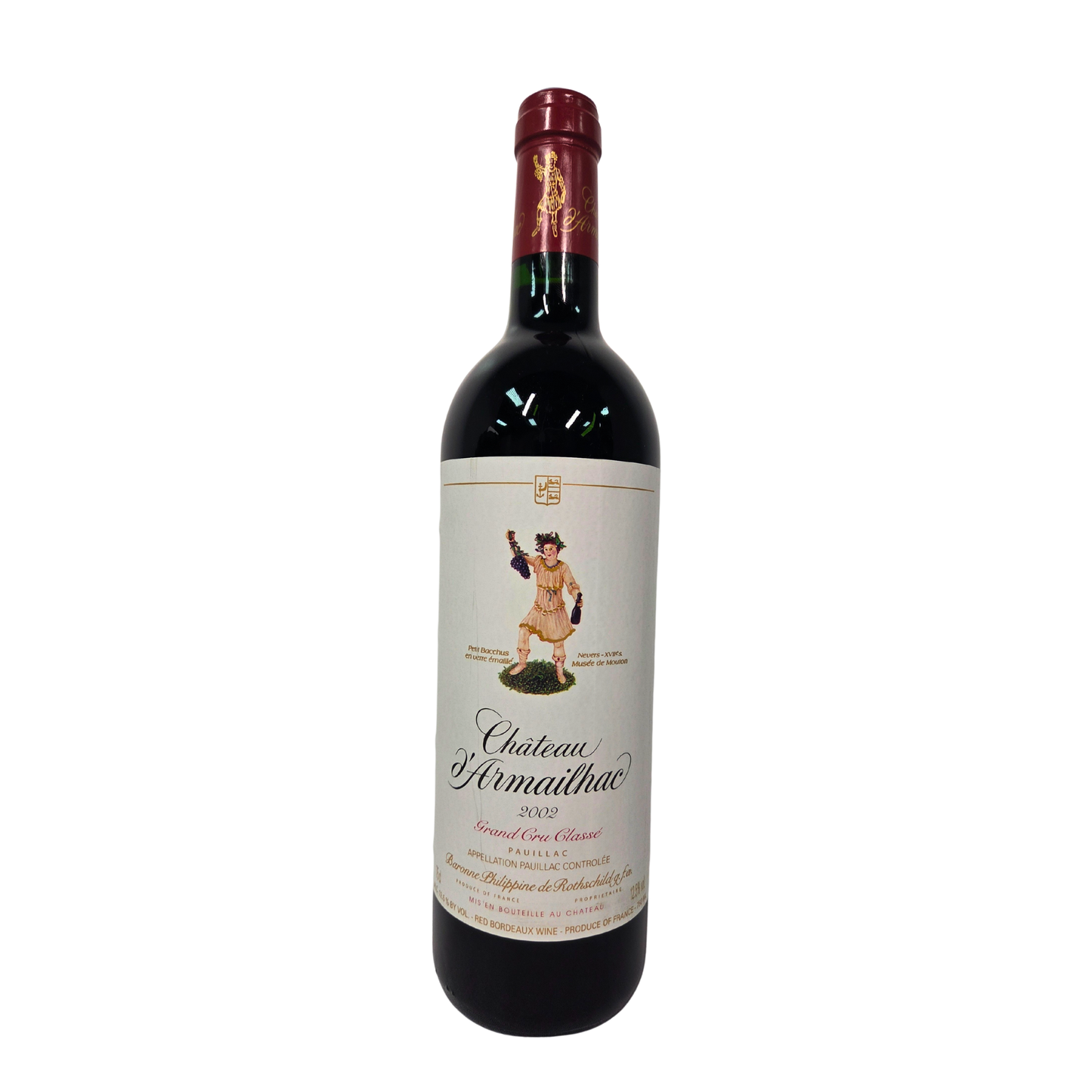 Baron Philippe de Rothschild Chateau d'Armailhac, Pauillac, France 2002