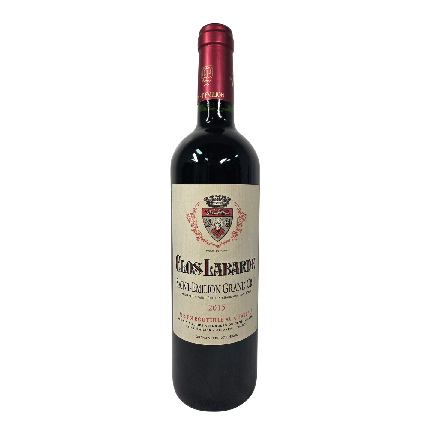 Clos Labarde, Saint-Emilion Grand Cru, France 2015