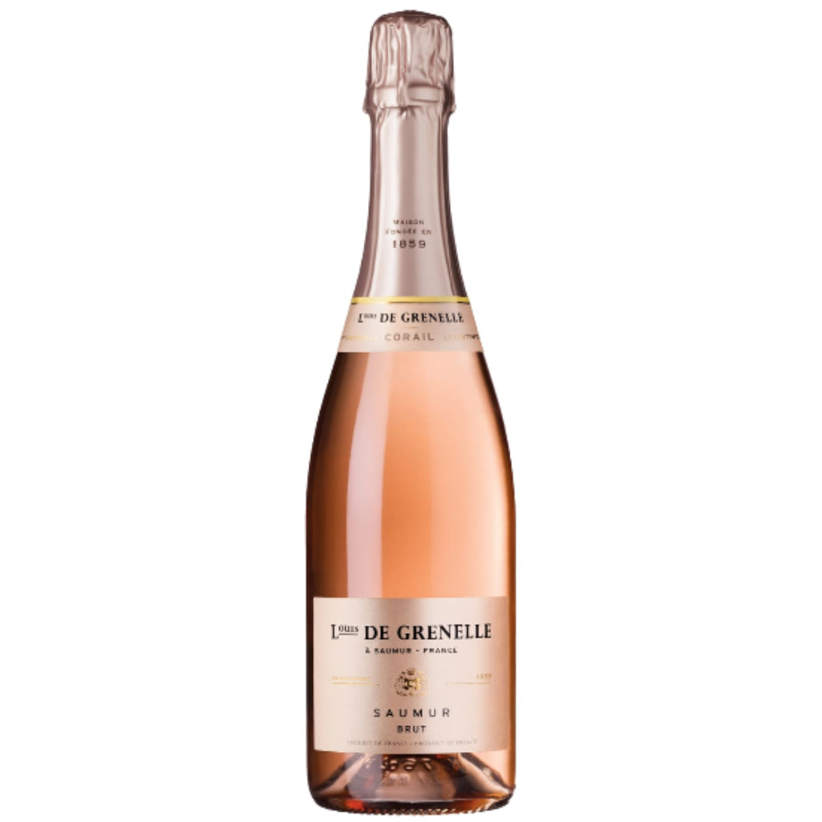 Caves Louis de Grenelle Saumur Corail Brut Rose, Loire, France