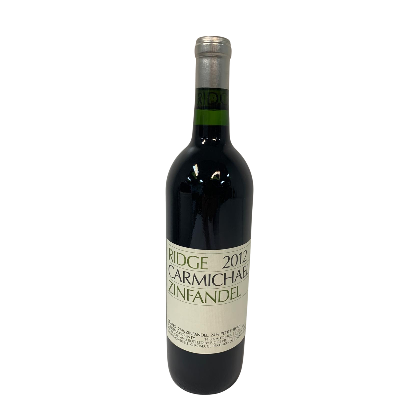 Ridge Vineyards Carmichael Ranch Zinfandel Blend, Sonoma County, California, USA, 2012