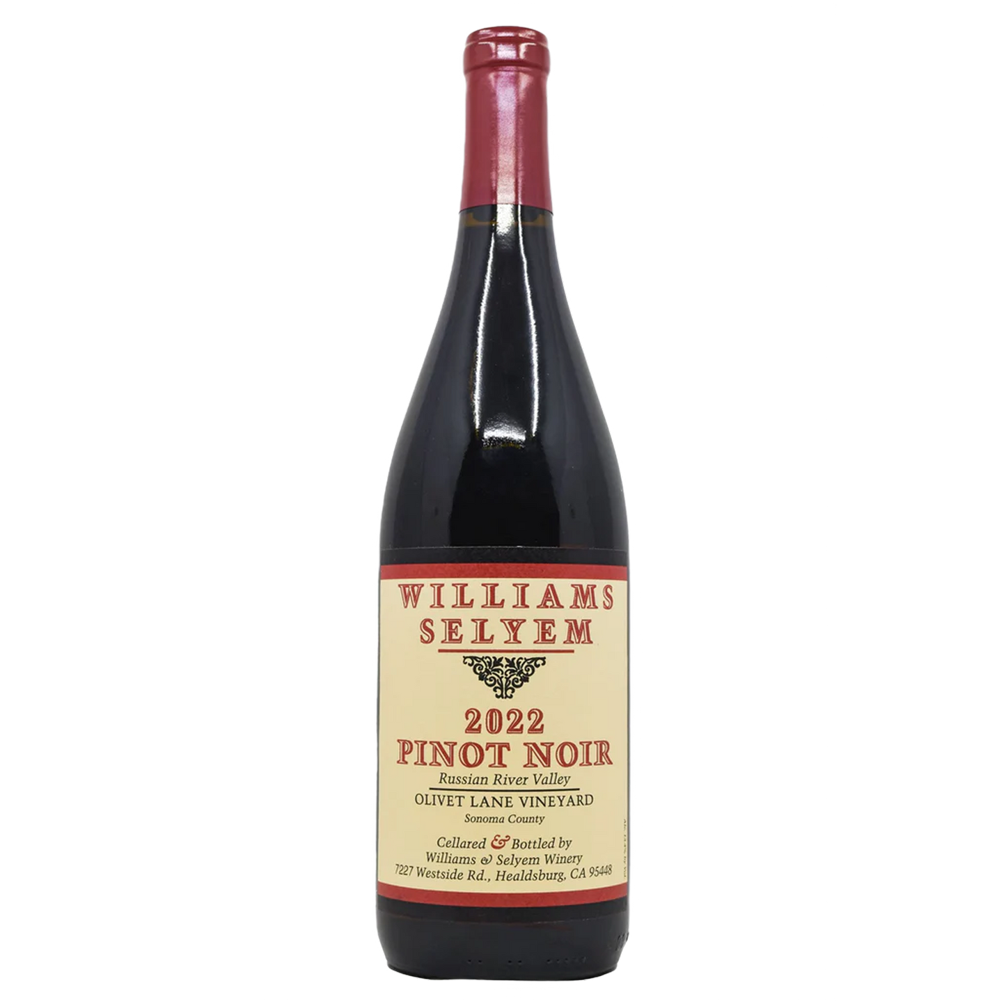 Williams Selyem Olivet Lane Vineyard Pinot Noir, Russian River Valley, California, USA 2022