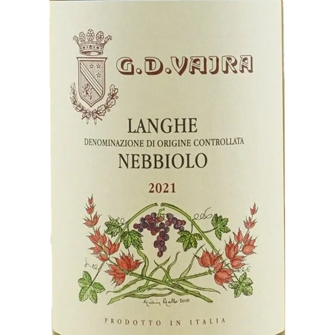 G.D. Vajra Langhe Nebbiolo, Piedmont, Italy 2024