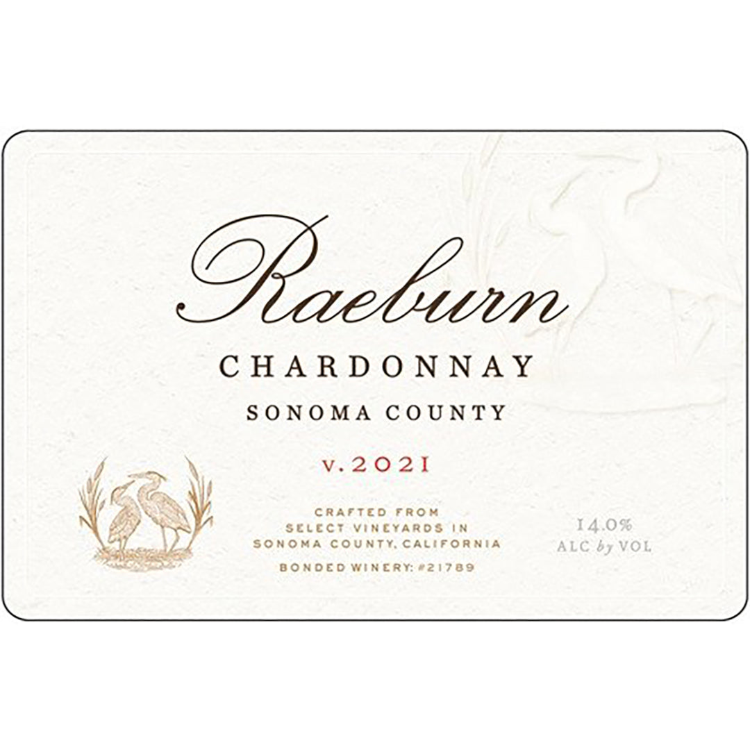 Raeburn Chardonnay, Sonoma County, California, USA 2022