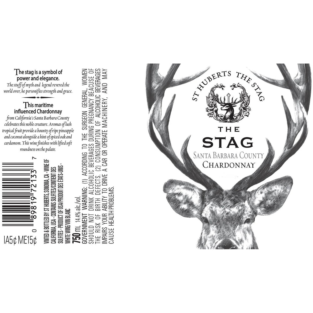 St Huberts 'The Stag' Santa Barbara County Chardonnay, California, USA 2020