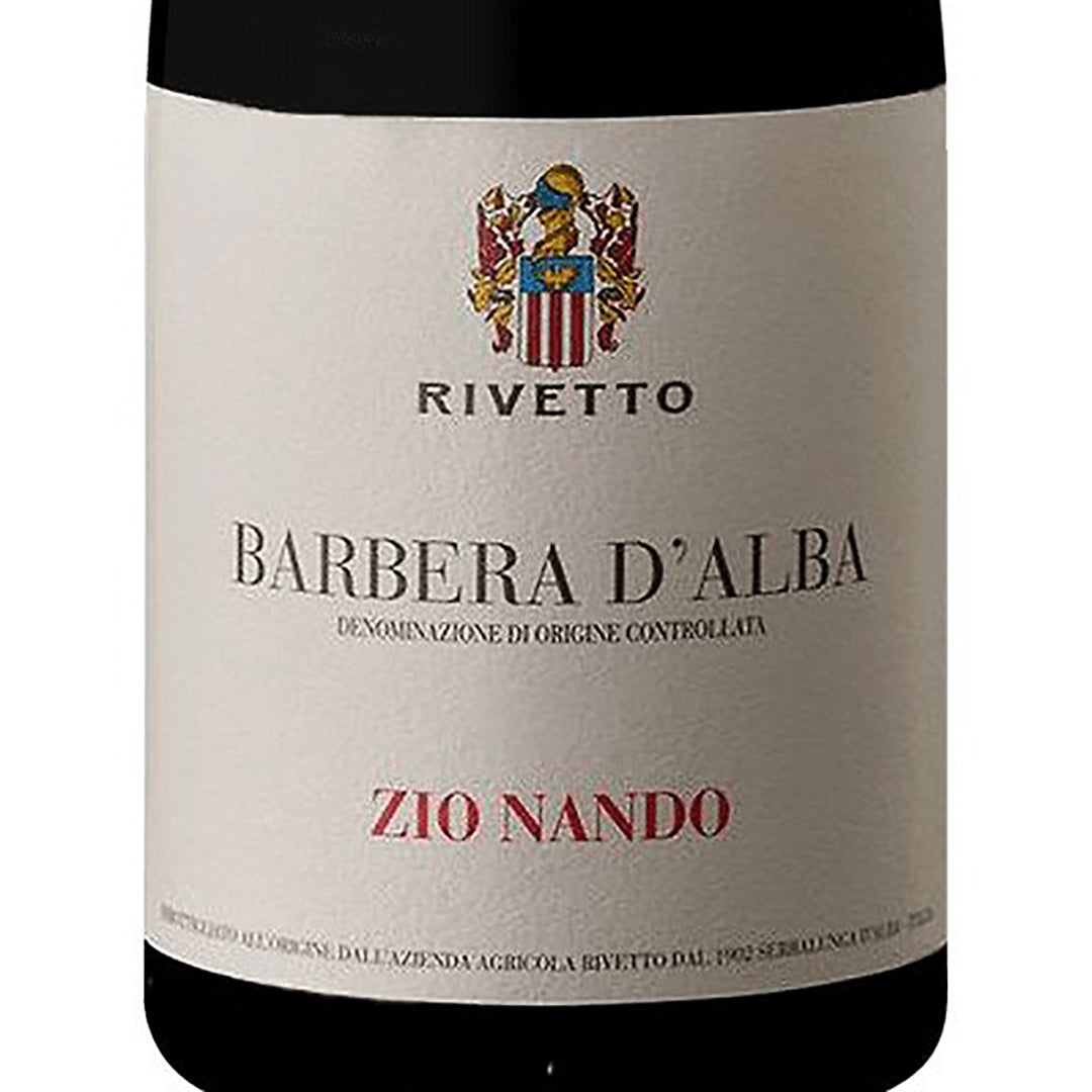 Rivetto Zio Nando Barbera d'Alba, Piedmony, Italy 2020