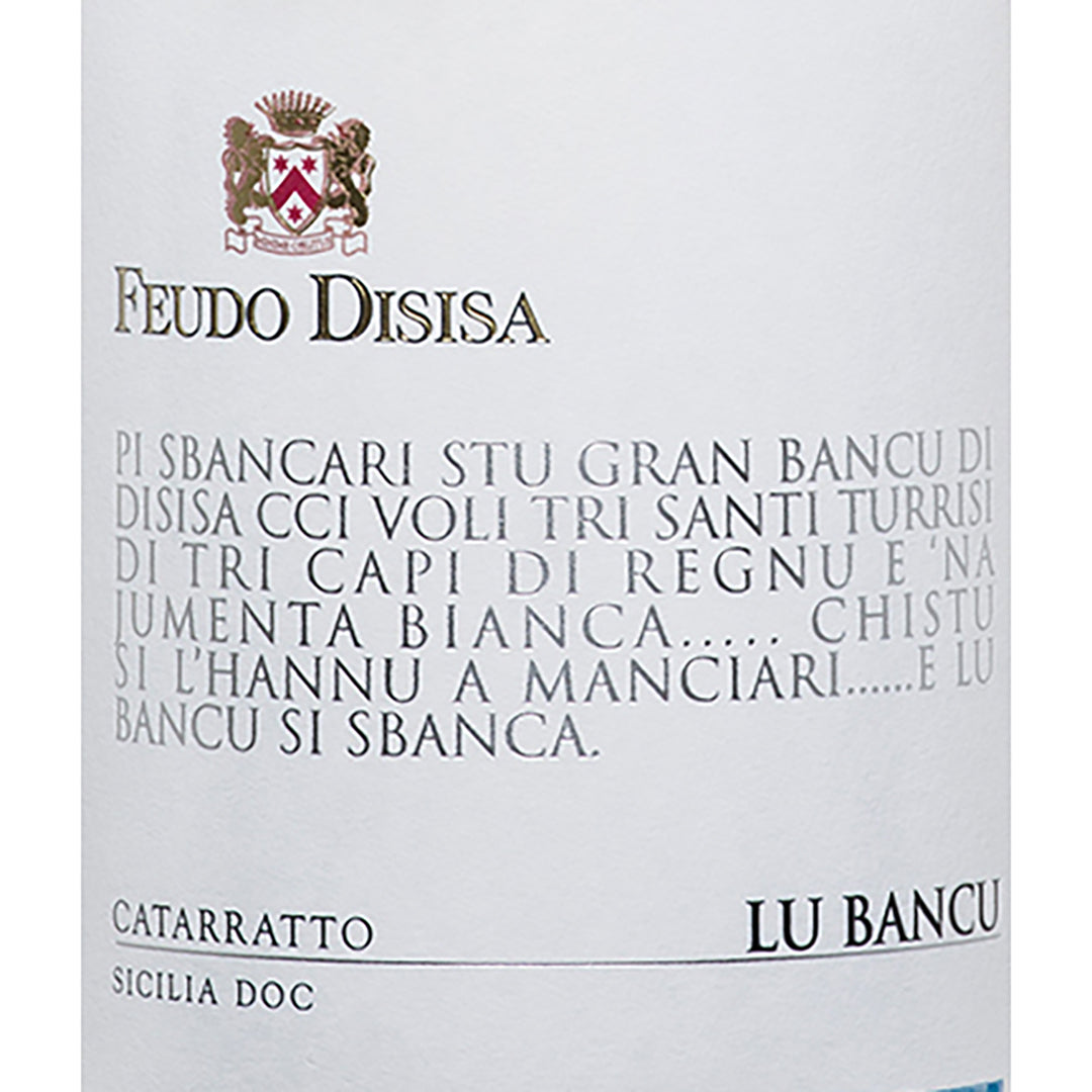 Feudo Disisa Lu Bancu Catarratto Sicilia, Sicily, Italy 2023