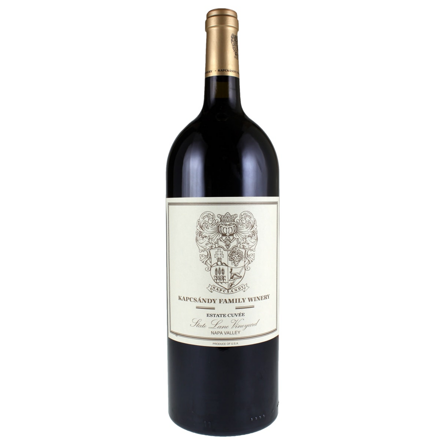Kapcsandy Family Winery State Lane Vineyard Grand-Vin Cabernet Sauvignon, Napa Valley, California USA 2022