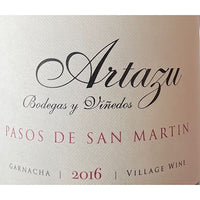 Artazu Pasos De San Martin, Garnacha, Navarra, Spain 2019