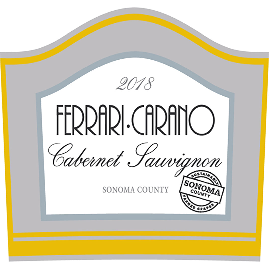 Ferrari-Carano, Cabernet Sauvignon, Sonoma, California, United States 2018