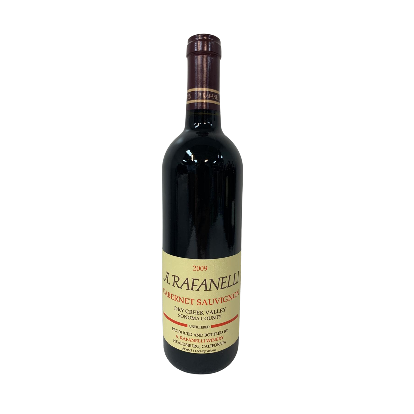 A. Rafanelli Cabernet Sauvignon Dry Creek Valley Sonoma County 2009
