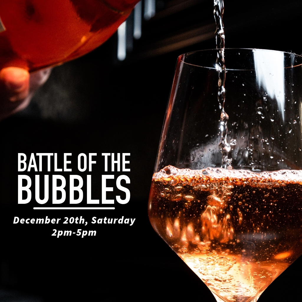 Battle of the Bubbles, December 20th, Saturday 2pm-5pm