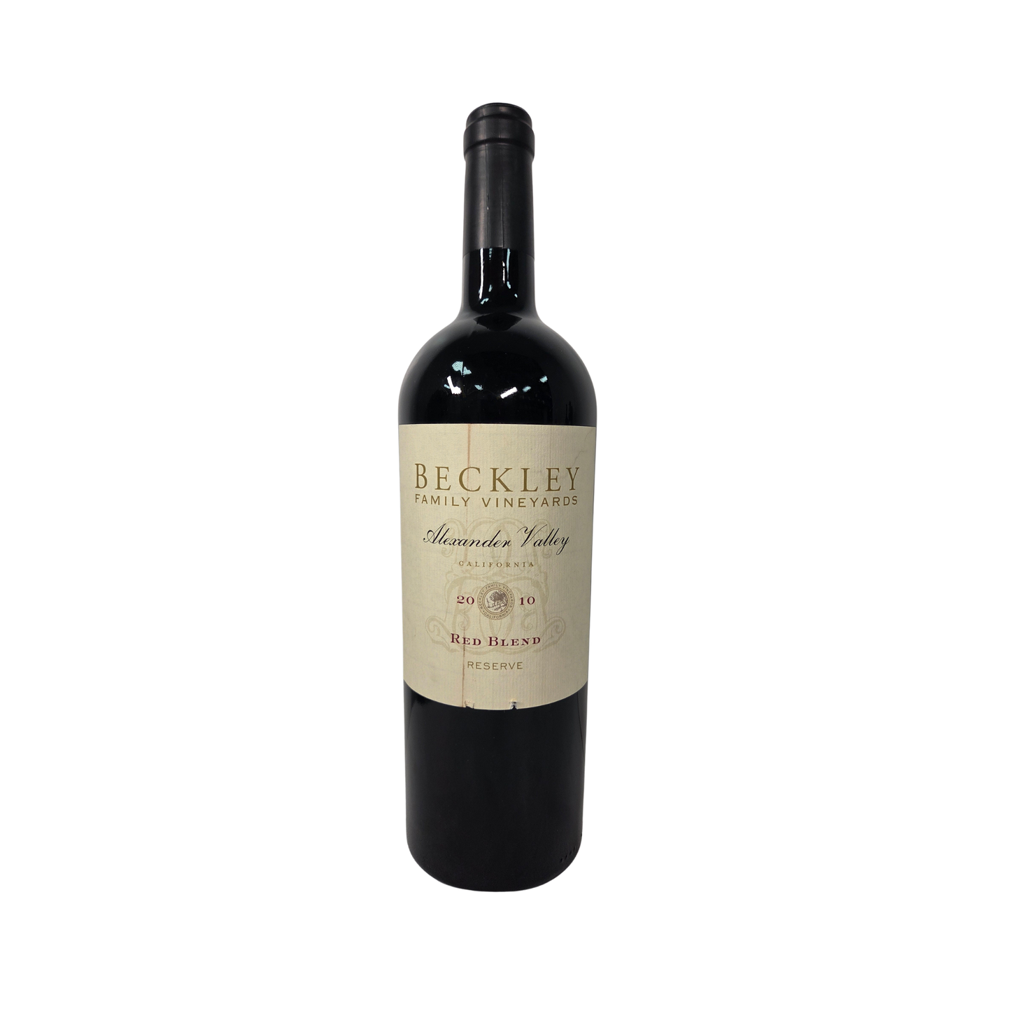 Beckley Family Vineyards Red Blend Reserve, Alexander Valley, Sonoma, USA 2010