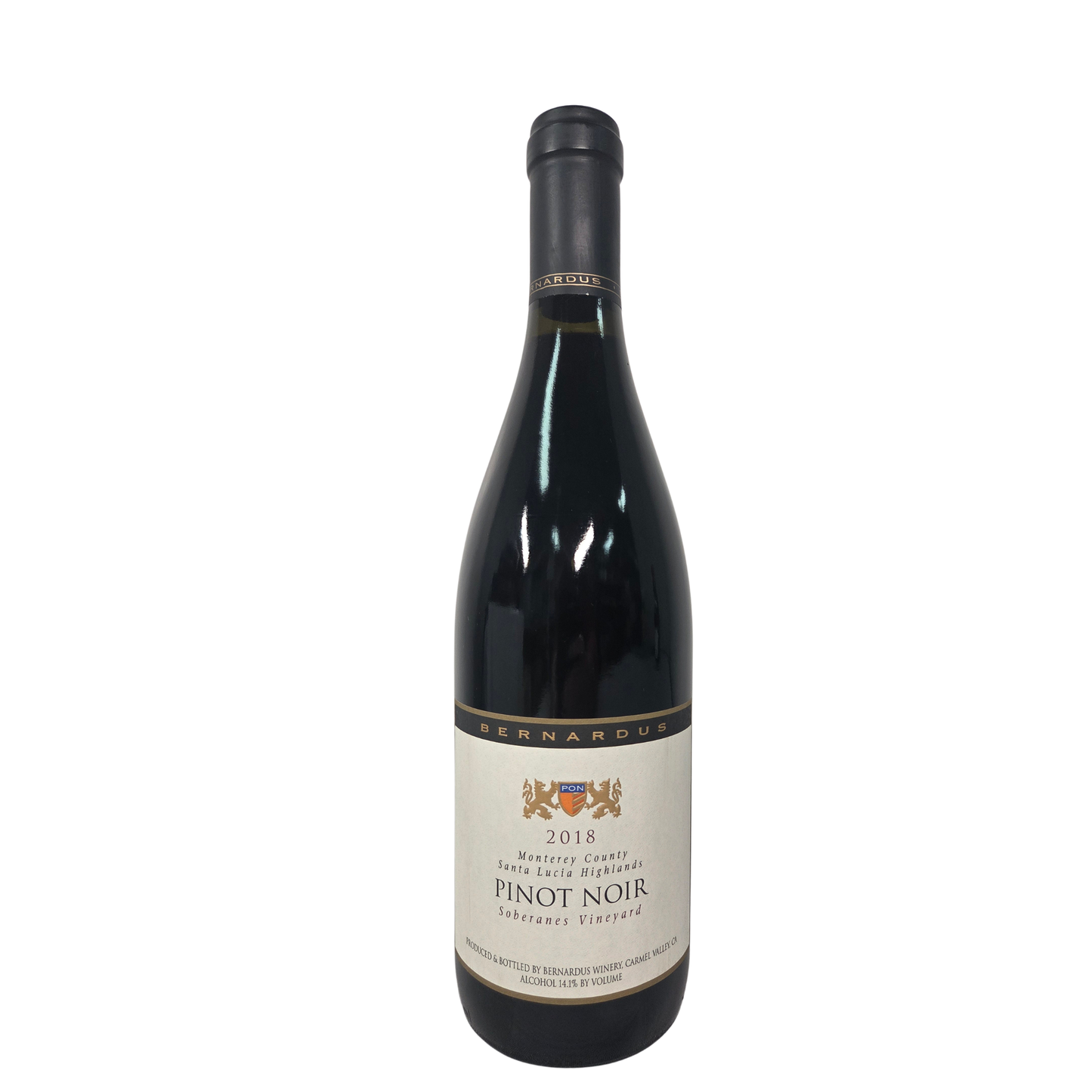 Bernardus Soberanes Vineyard Pinot Noir, Santa Lucia Highlands, USA 2018