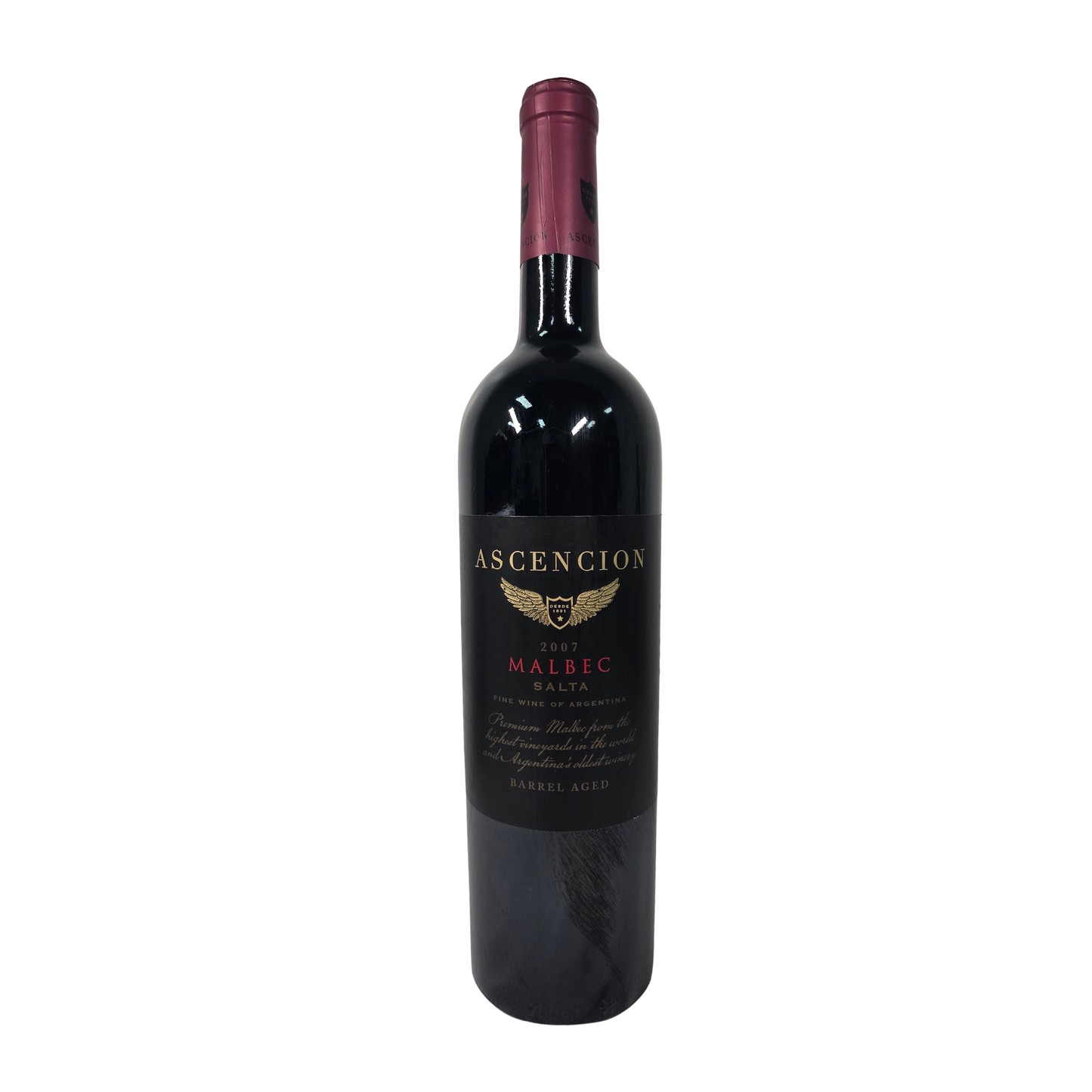 Bodega Colome Ascencion Barrel Aged Malbec, Salta, Argentina 2007