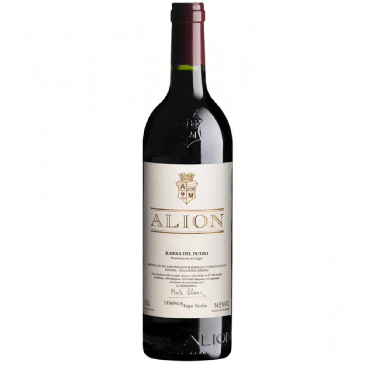 Bodegas Y Vinedos "Alion" Ribera Del Duero Spain 2020