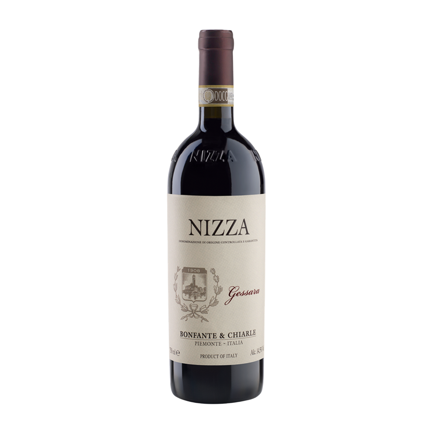 Bonfante & Chiarle Gessara 'Nizza', Barbera d'Asti Superiore DOCG, Italy 2021