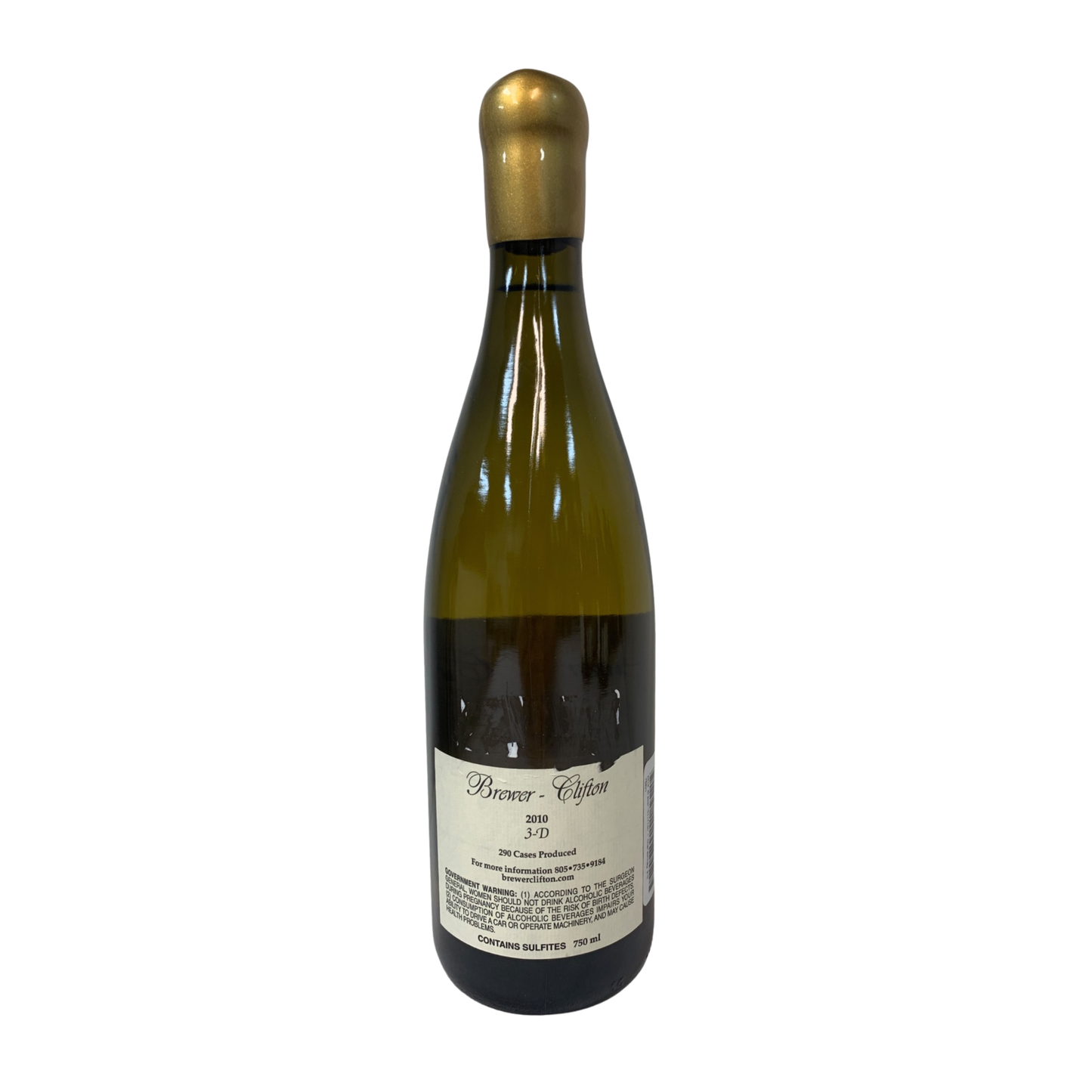 Brewer-Clifton 3-D Chardonnay, Sta. Rita Hills, Santa Barbara County, California, USA 2010