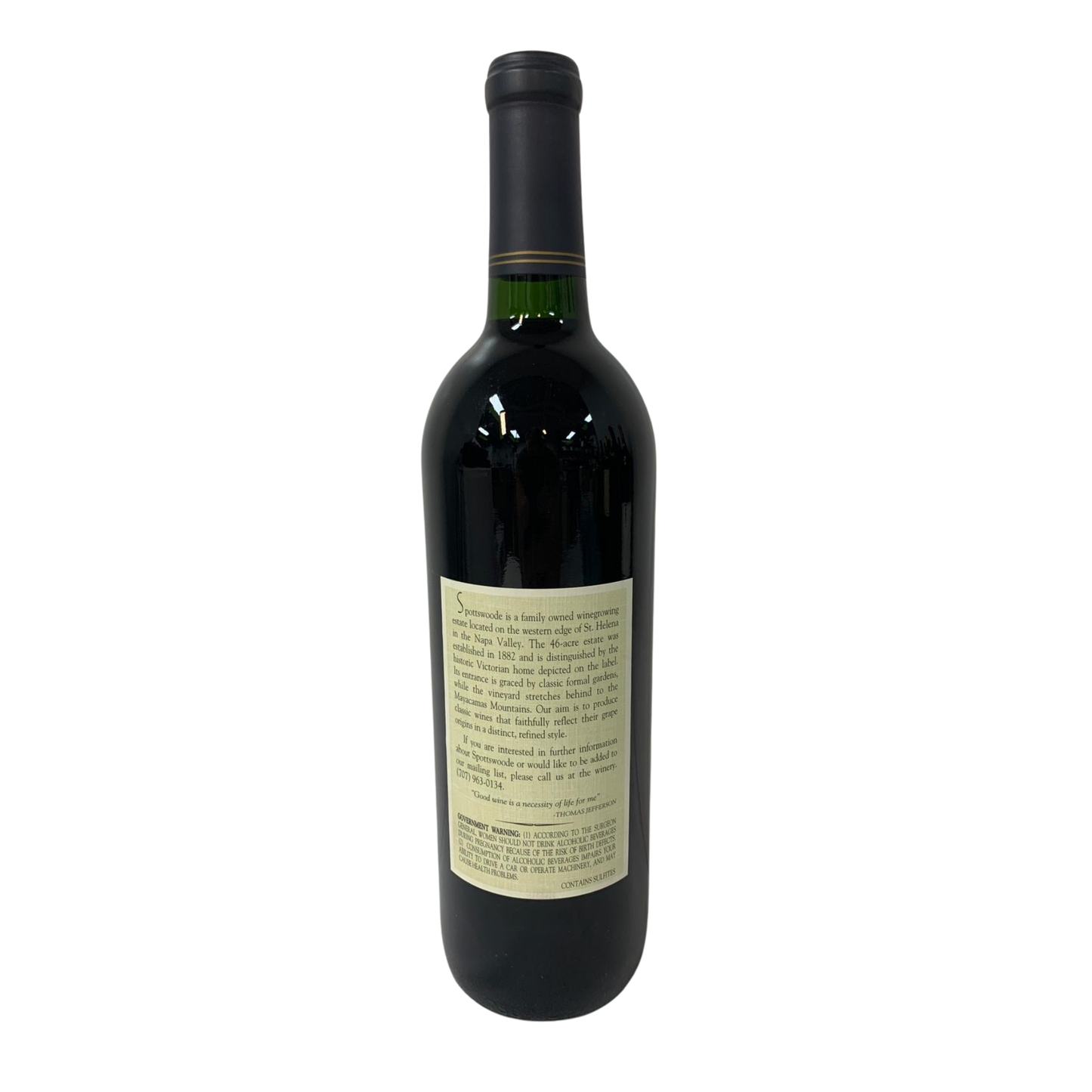 Spottswoode Cabernet Sauvignon Napa Valley 1994