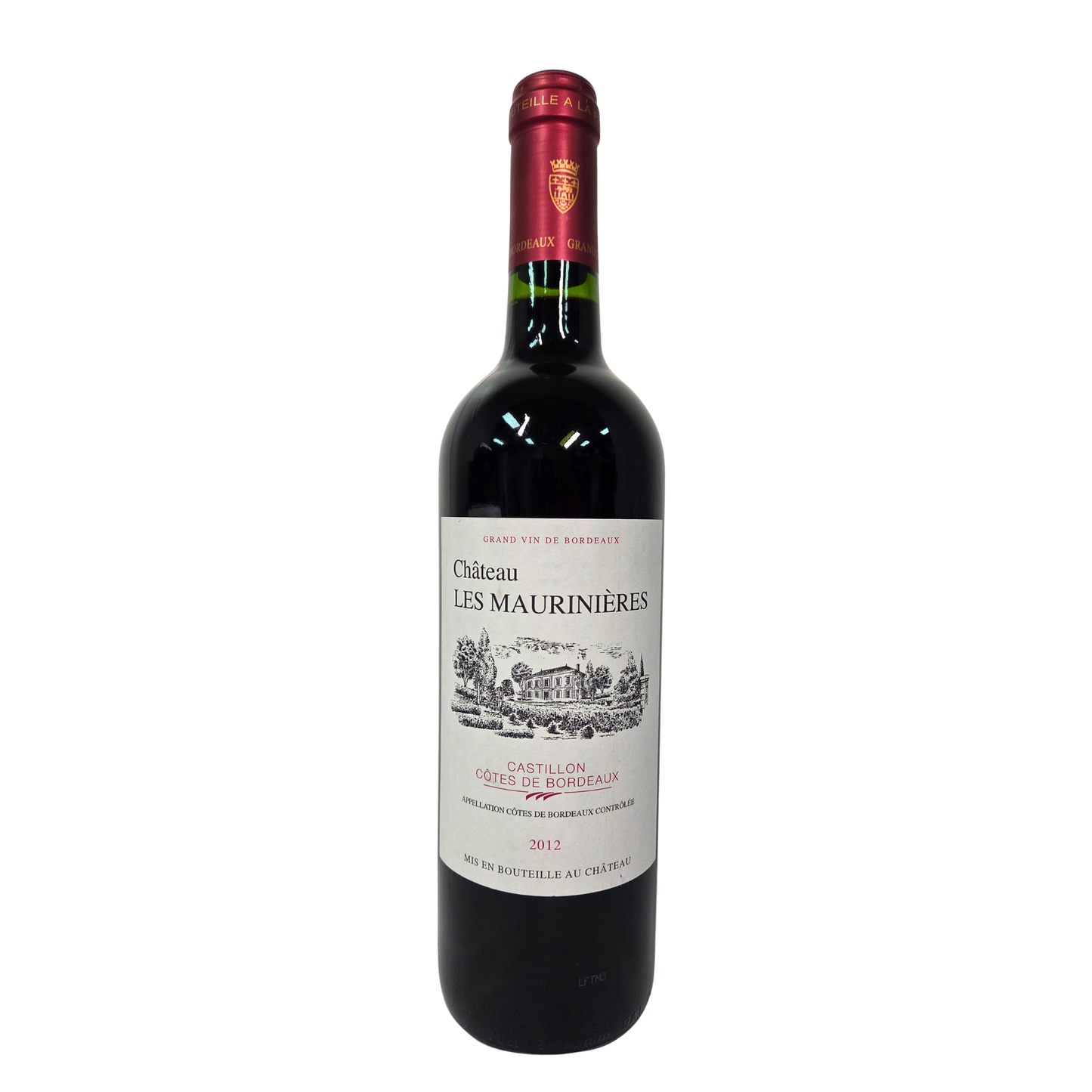 Chateau Les Maurinieres, Castillon Cotes de Bordeaux, France 2012