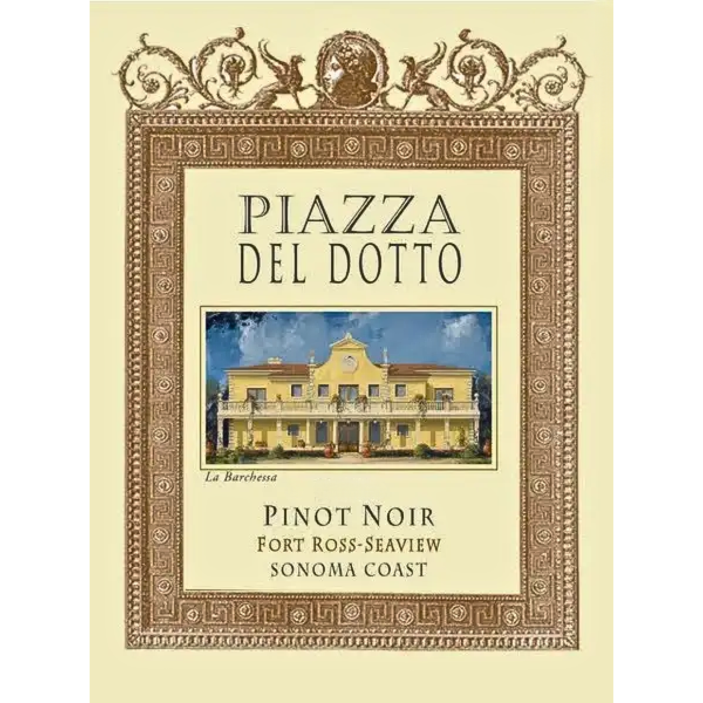 Del Dotto Vineyards 'Piazza Del Dotto' Pinot Noir, Fort Ross-Seaview, California, USA 2019