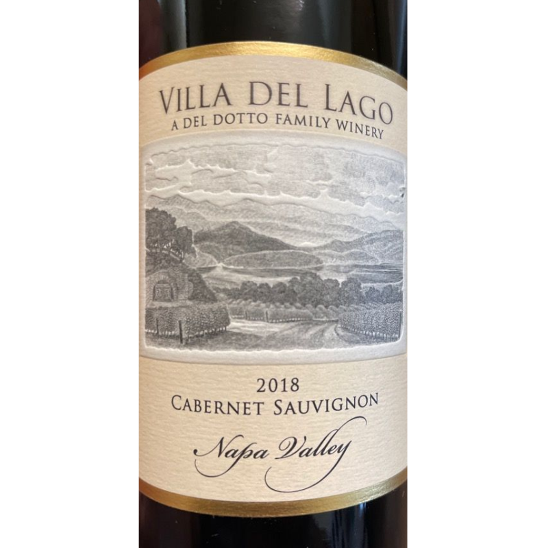 Del Dotto Vineyards Villa del Lago Pritchard Hill Cabernet Sauvignon, Napa Valley, USA 2018