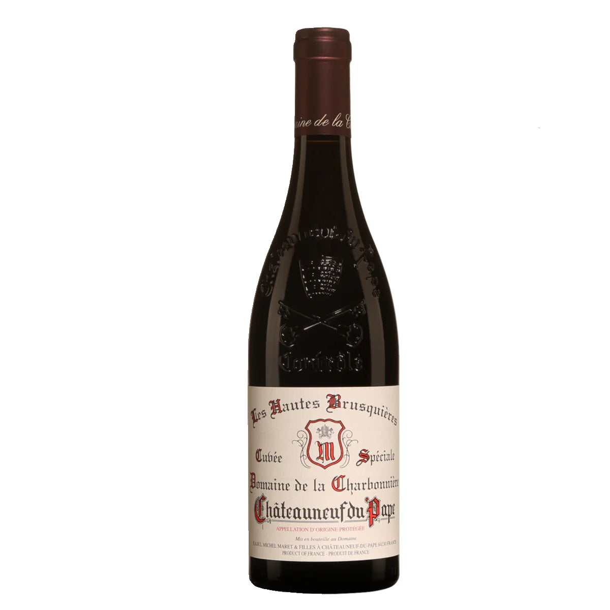 Domaine de la Charbonniere Les Hautes Brusquieres, cuvée Speciale Rouge, Red Blend, Chateauneuf-du-Pape, Rhone, France 2019