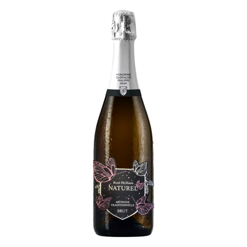 Domaine de la Commanderie Petillant Naturel Brut Rose, Loire, France NV