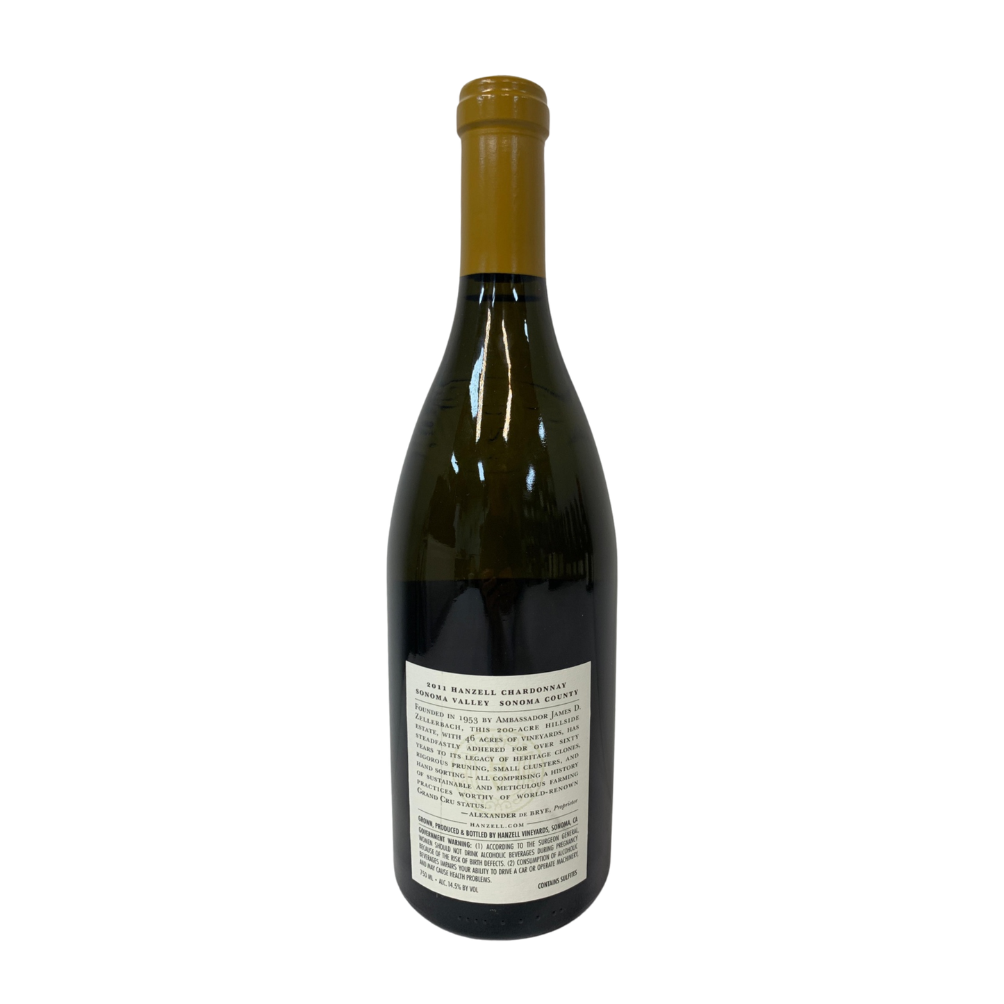 Hanzell Chardonnay, Sonoma Valley, Sonoma County, California, USA 2011