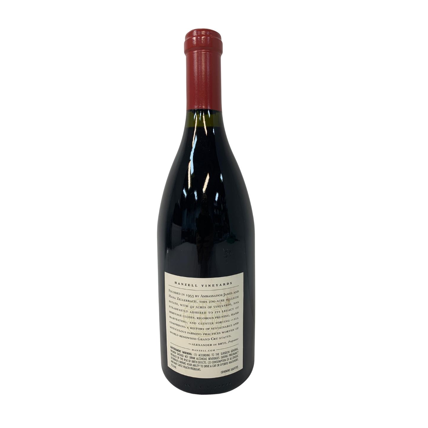 Hanzell Pinot Noir, Sonoma Valley, California, USA 2010