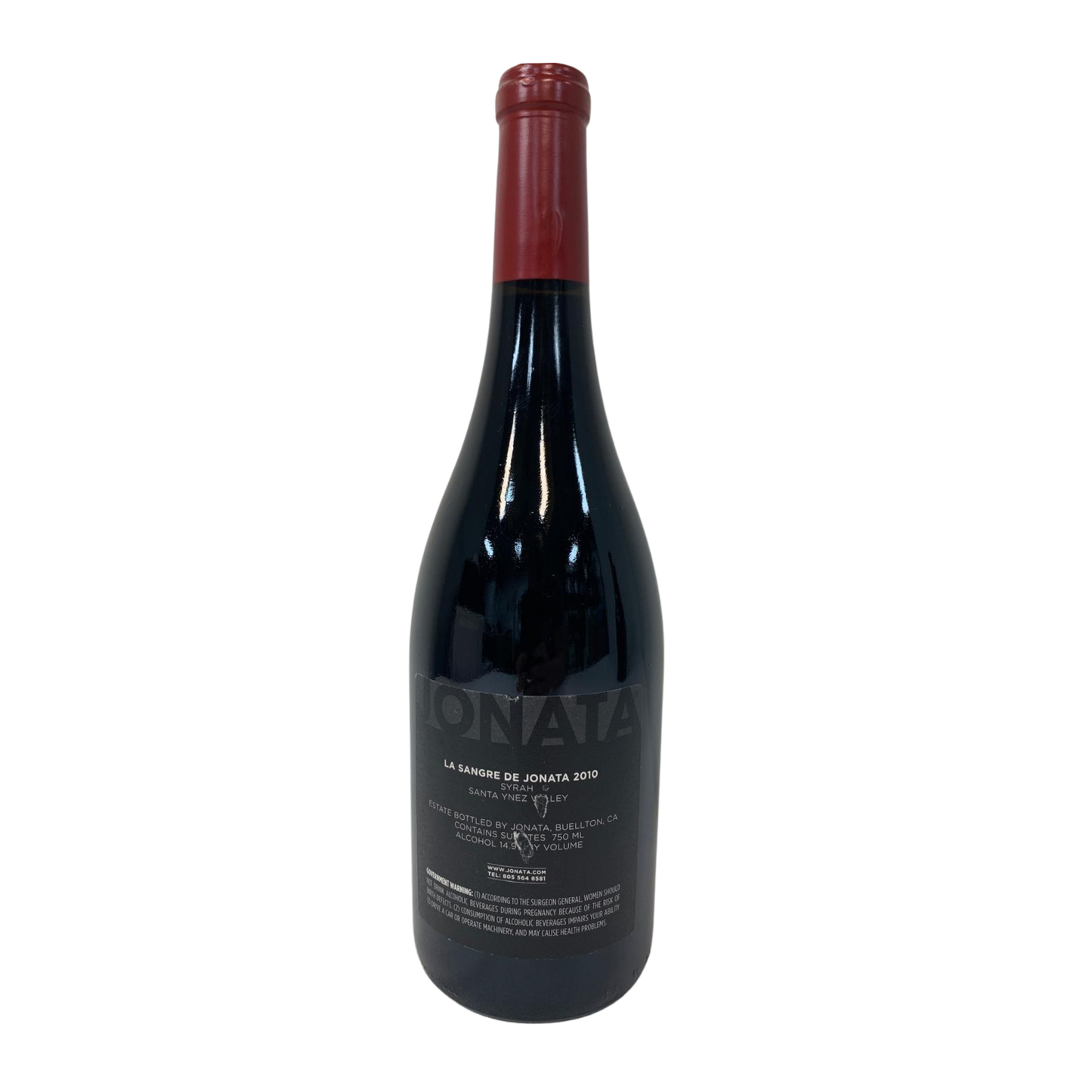 Jonata La Sangre de Jonata Syrah, Santa Ynez Valley, California, USA, 2010