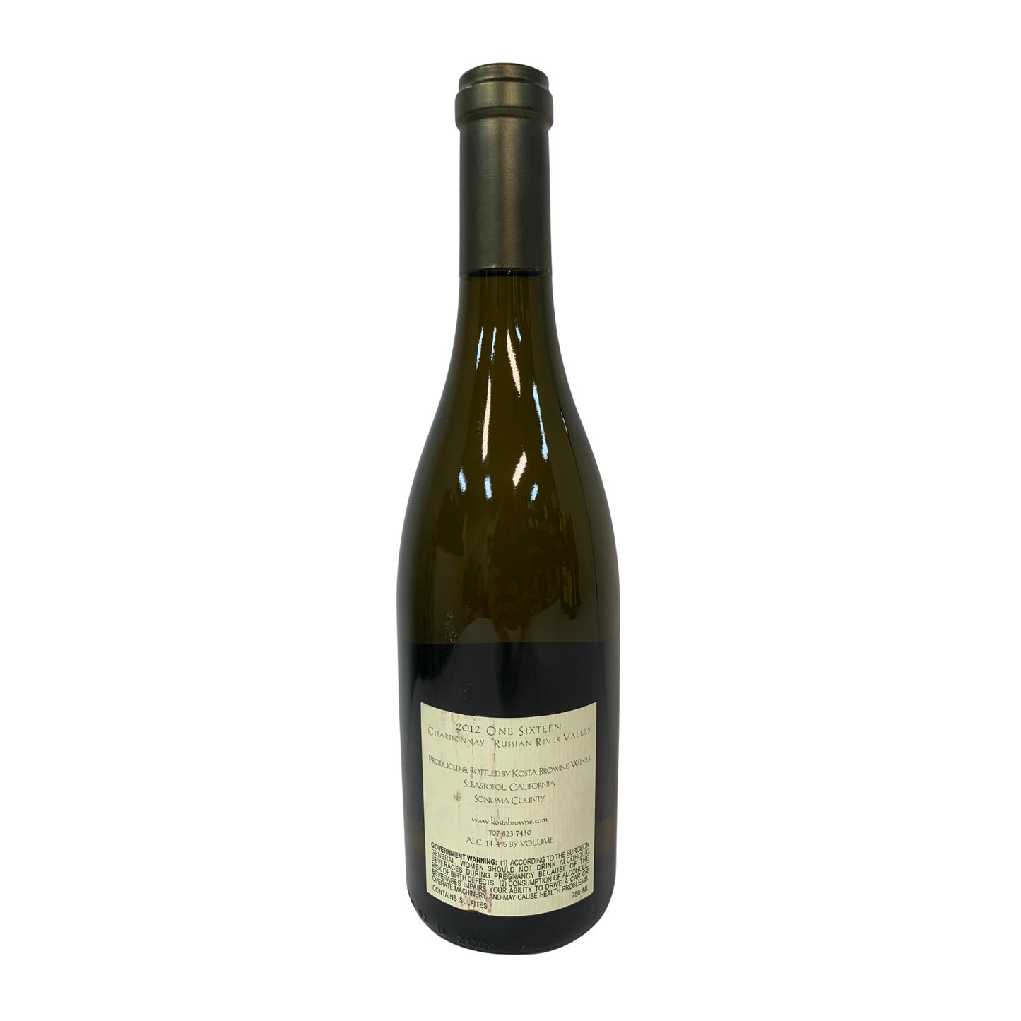 Kosta Browne One Sixteen Chardonnay Russian River Valley, USA, 2012