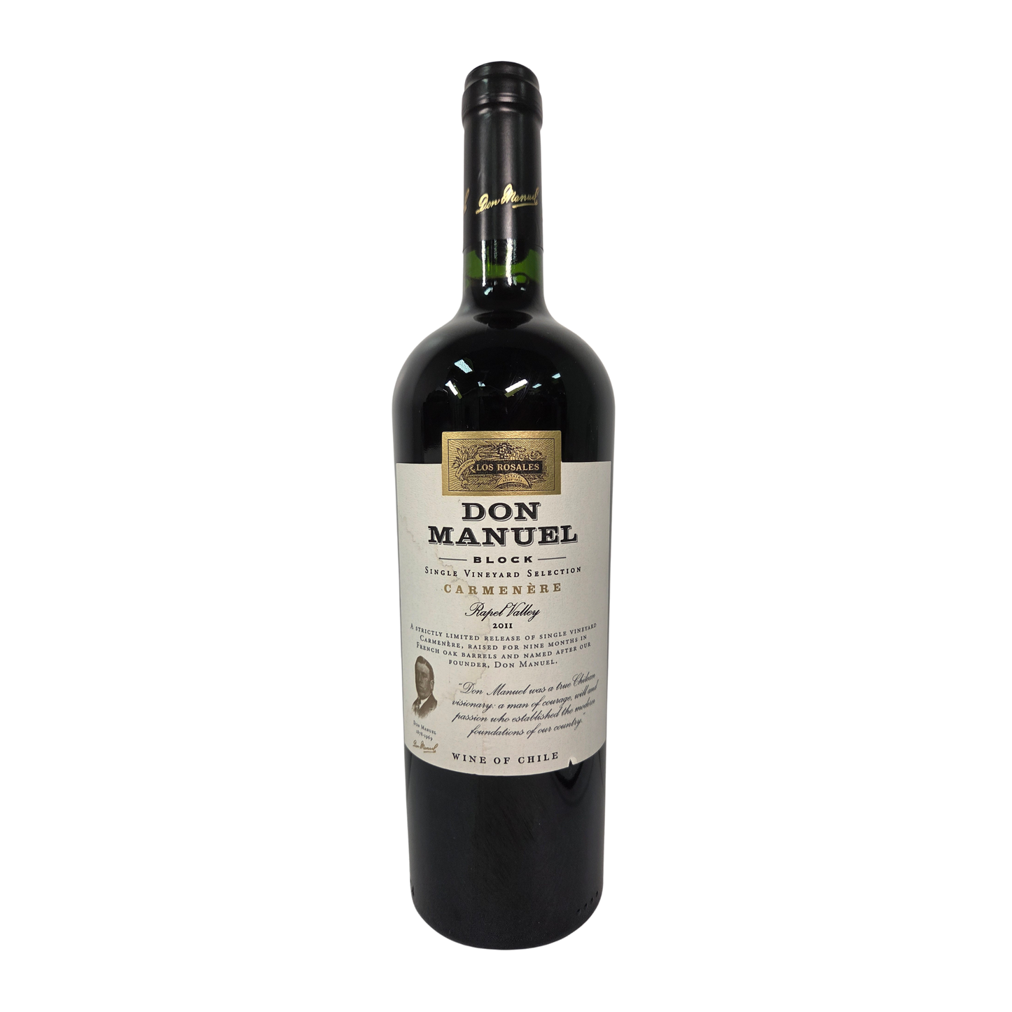 Los Rosales Don Manuel Block Reserve Carmenere, Rapel Valley, Chile 2011