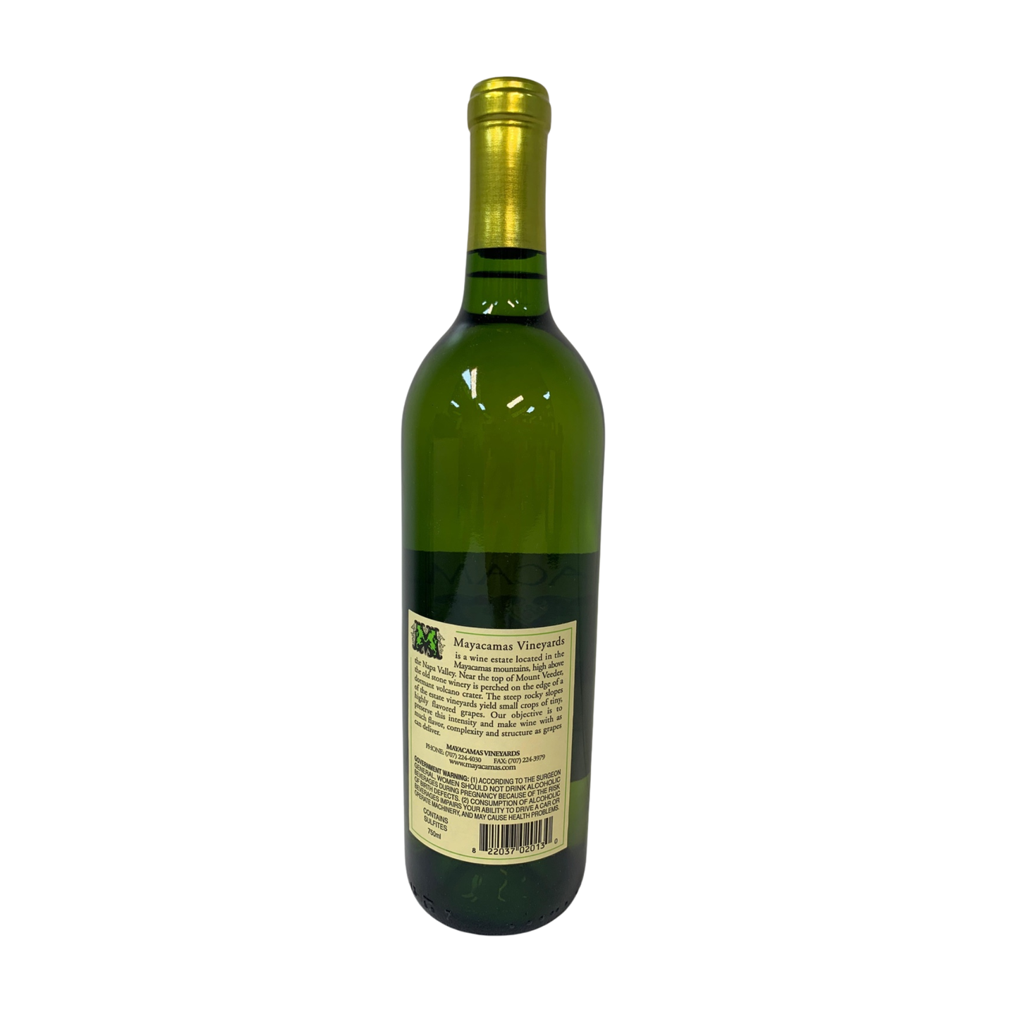 Mayacamas Vineyards Sauvignon Blanc, Napa Valley, California, USA, 2013
