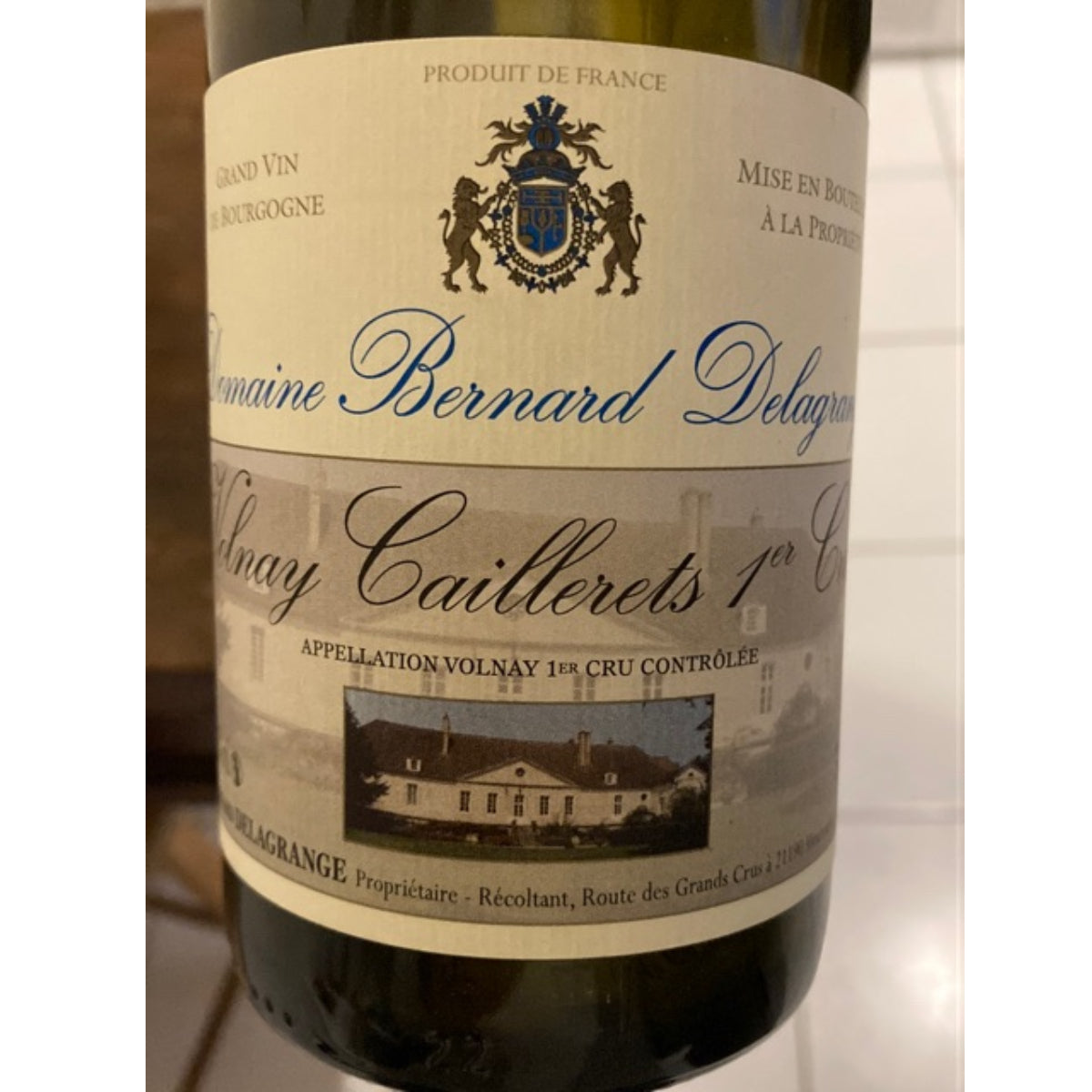 Domaine Bernard Delagrange Volnay 1er Cru, Burgundy, France 2019