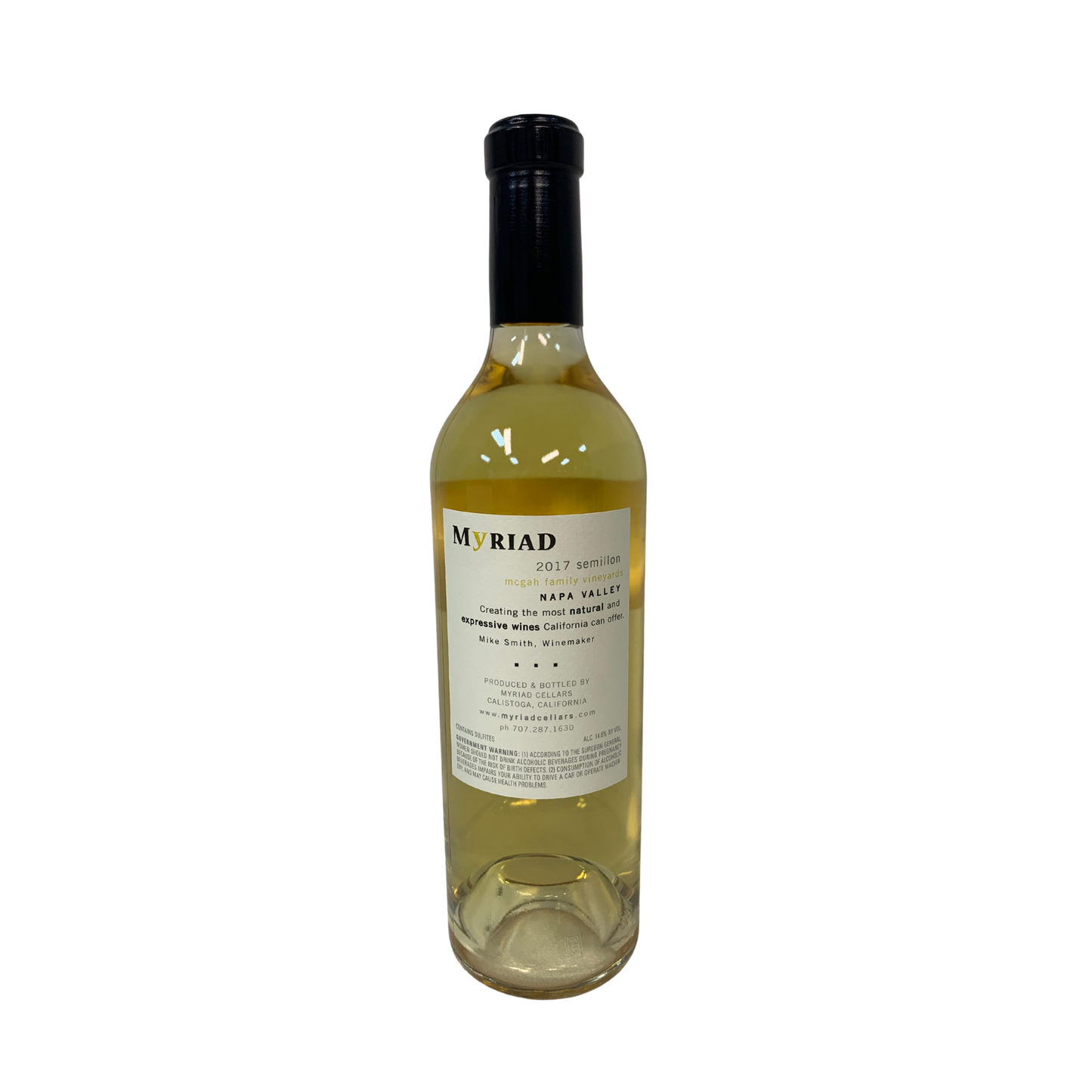 Myriad Cellars McGah Family Vineyard Semillon Napa Valley, USA, 2017