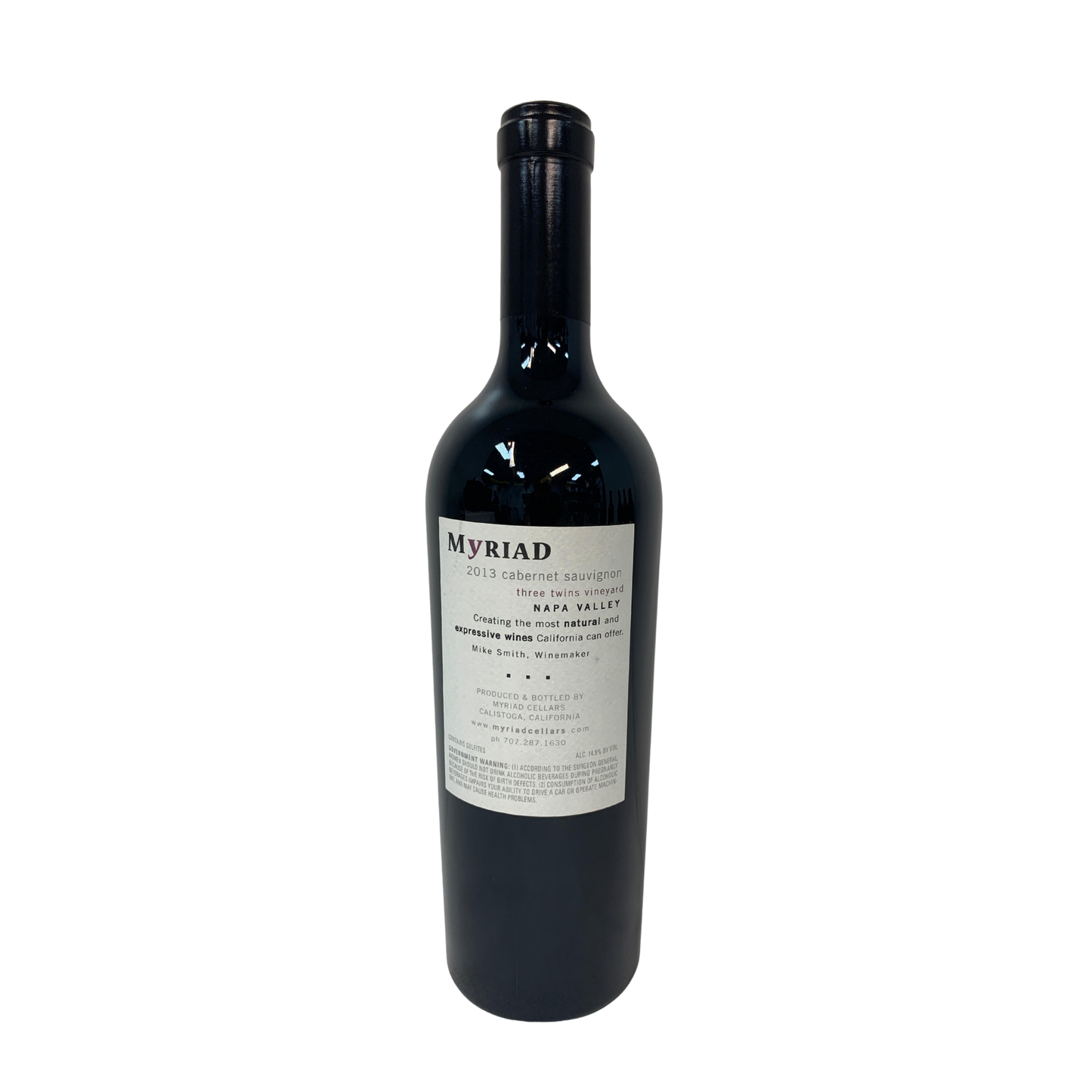 Myriad Three Twins Vineyard Cabernet Sauvignon, Napa Valley, California, USA 2013