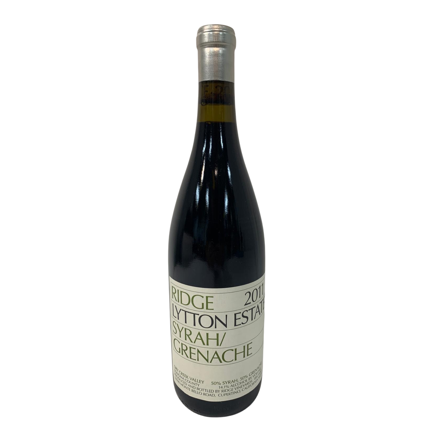 Ridge Lytton Estate Syrah/Grenache, Dry Creek Valley, Sonoma County, California, USA, 2011