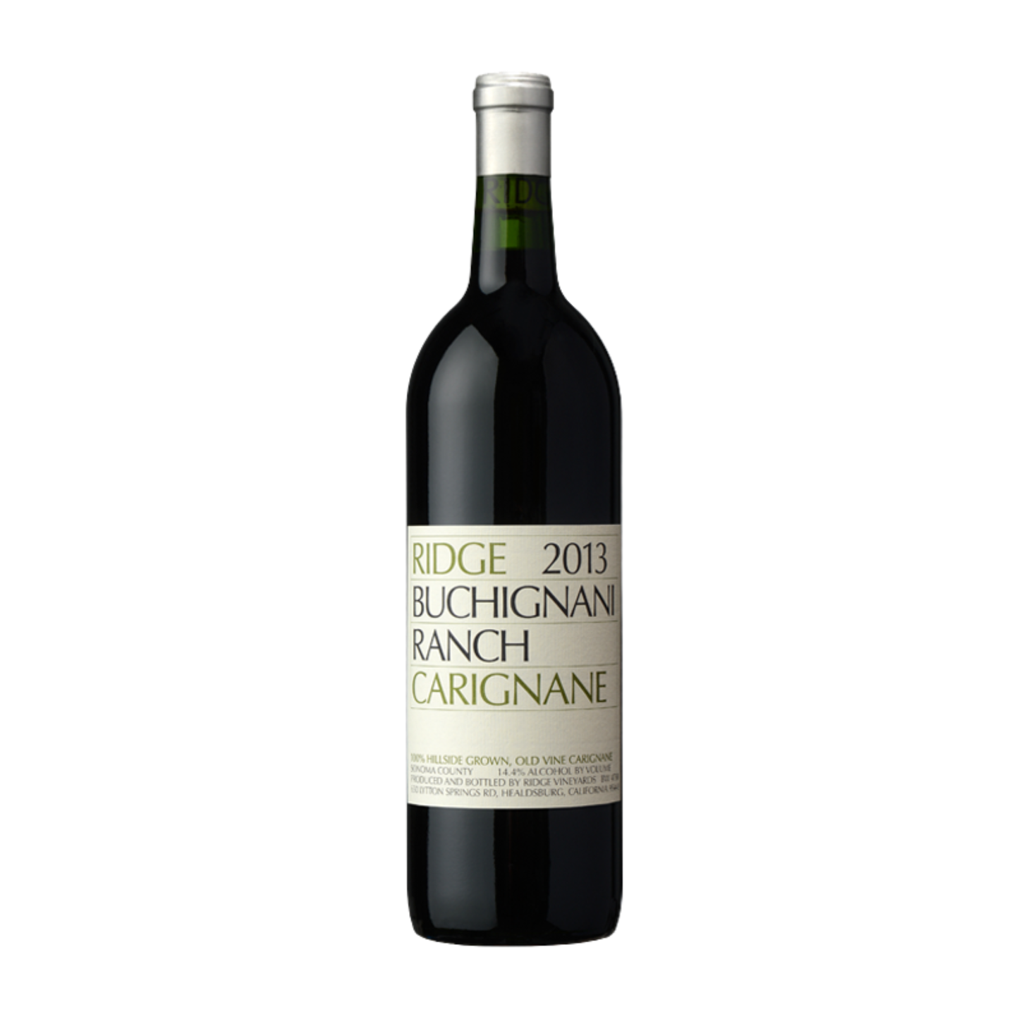 Ridge Vineyards Buchignani Ranch Carignane, Alexander Valley, USA 2013