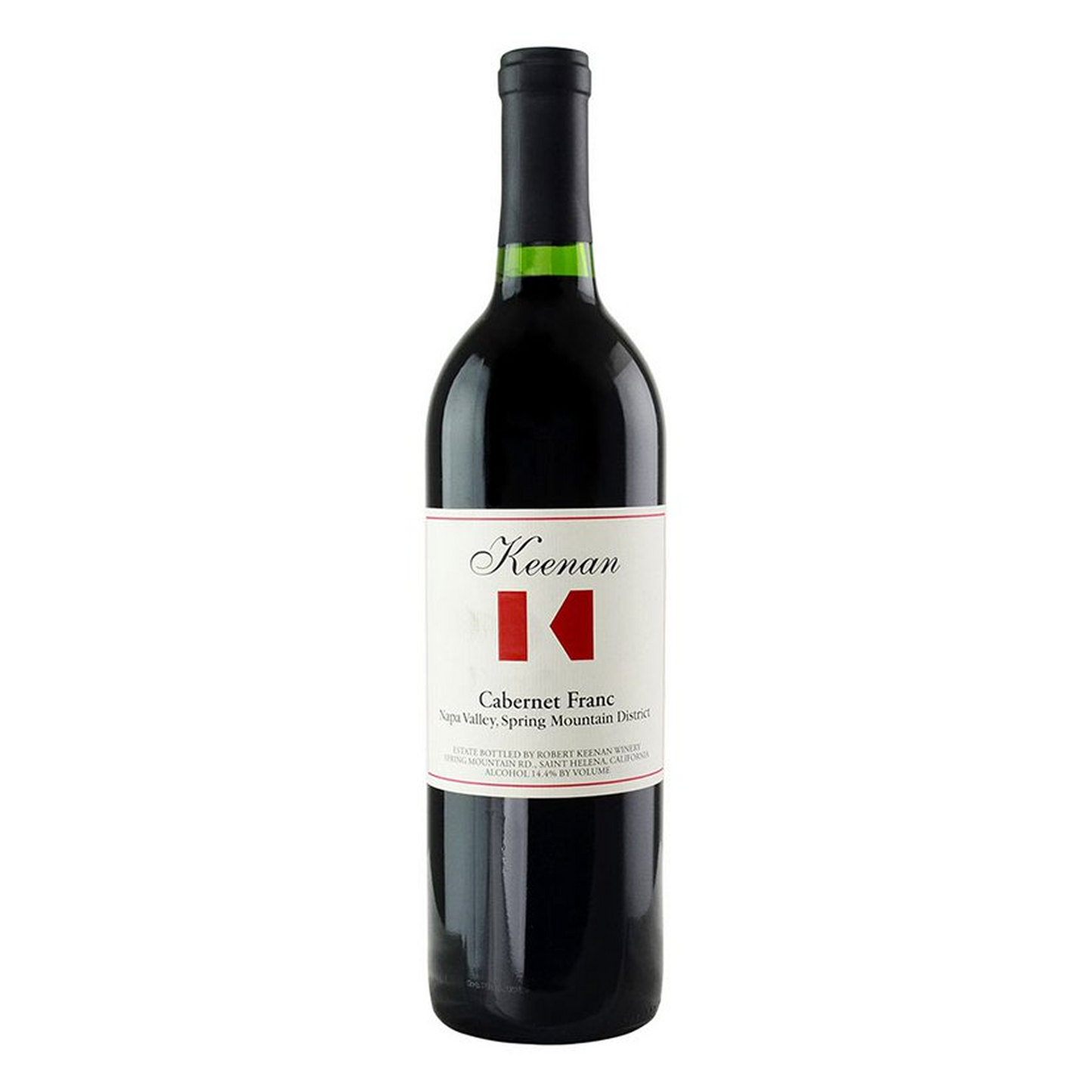 Robert Keenan Winery Cabernet Franc, Spring Mountain District, Napa, California, USA 2021