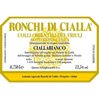 Ronchi di Cialla Bianco Colli Orientali del Friuli Cialla, Friuli-Venezia Giulia, Italy 2022