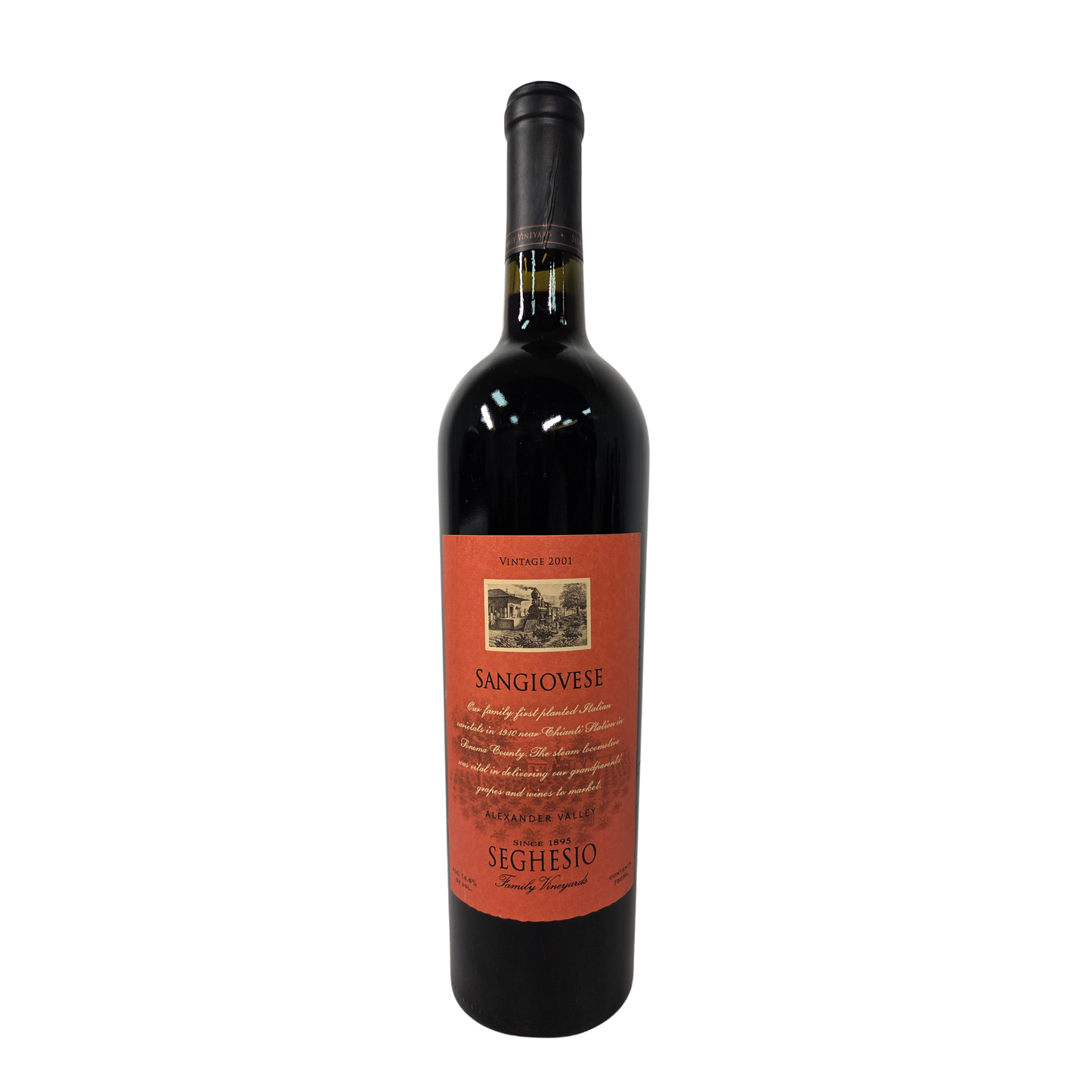 Seghesio Family Vineyards Sangiovese, Alexander Valley, USA 2001