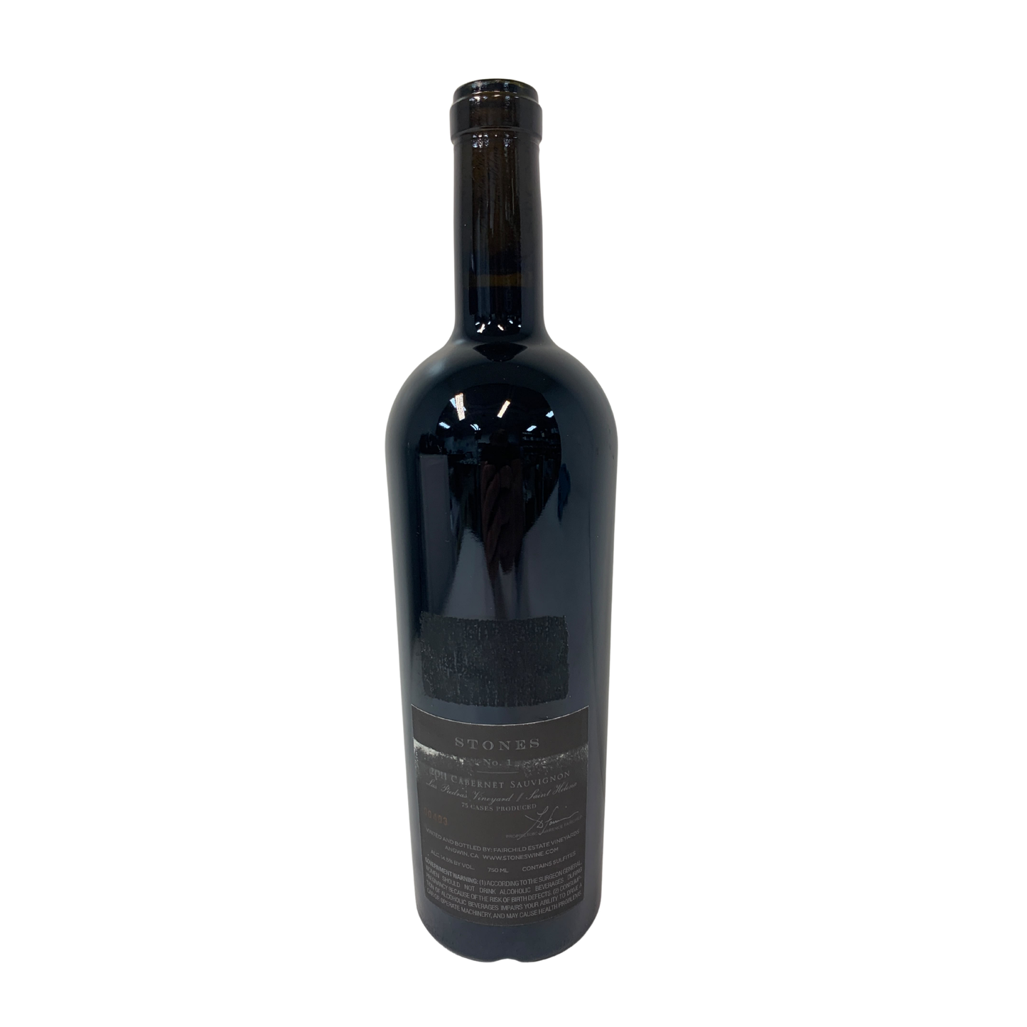 Fairchild Stones No. 1 Cabernet Sauvignon, Les Pavots Vineyard, Napa Valley, California, USA 2011 2011