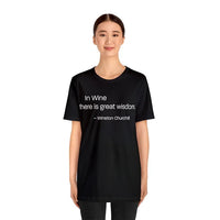 Churchill Wisdom Unisex Jersey Short Sleeve Tee