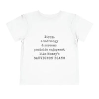 Sauvignon Blanc Toddler Short Sleeve Tee