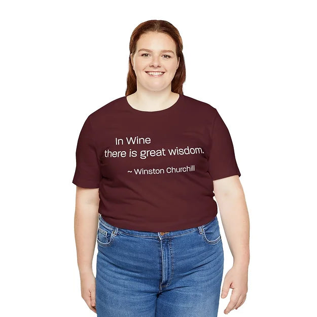 Churchill Wisdom Unisex Jersey Short Sleeve Tee