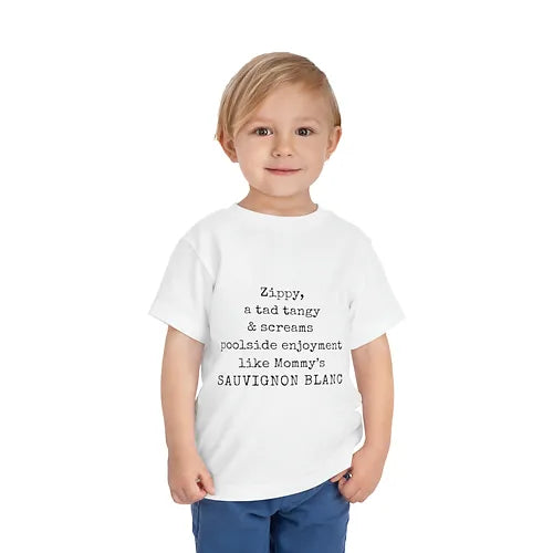 Sauvignon Blanc Toddler Short Sleeve Tee