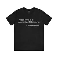 Thomas Jefferson Unisex Jersey Short Sleeve Tee