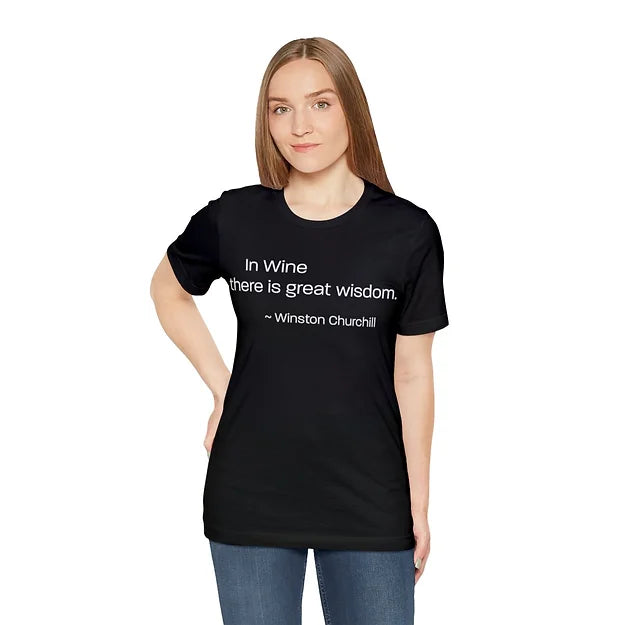 Churchill Wisdom Unisex Jersey Short Sleeve Tee