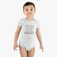 Cabernet Baby Onesie